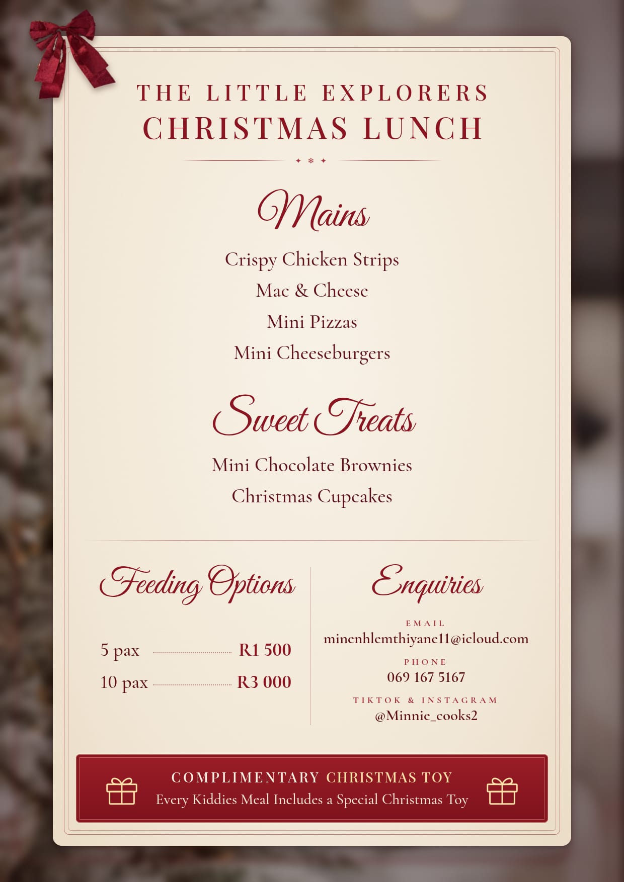 Kids' Christmas Lunch